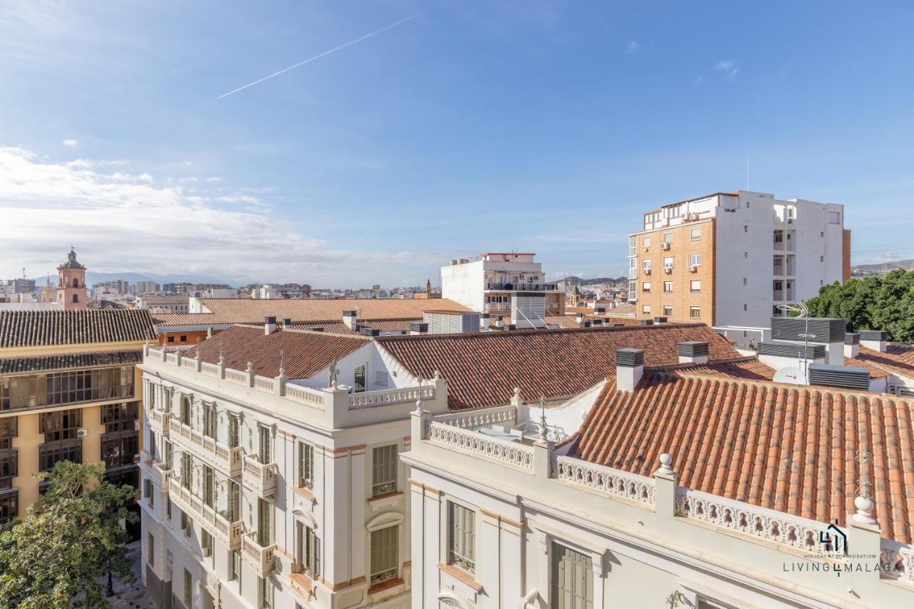 Appartamento Living4Malaga Theatre Square Terrace Esterno foto